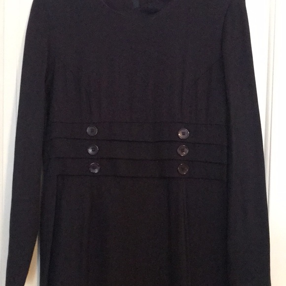 Delmar Apparel crepe navy dress. - Picture 2 of 5